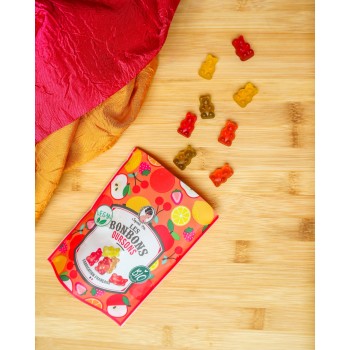 Bonbons PARIS BIO 80g - Gélifiés bio à base de pectine.