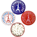 Lot de 3 boites clic clac from Paris : bleu blanc rouge