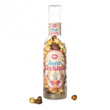 Bouteille Pop-Corn caramels et chocolats
